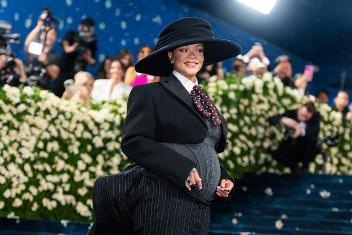 Pregnant Rihanna at the 2025 Met Gala