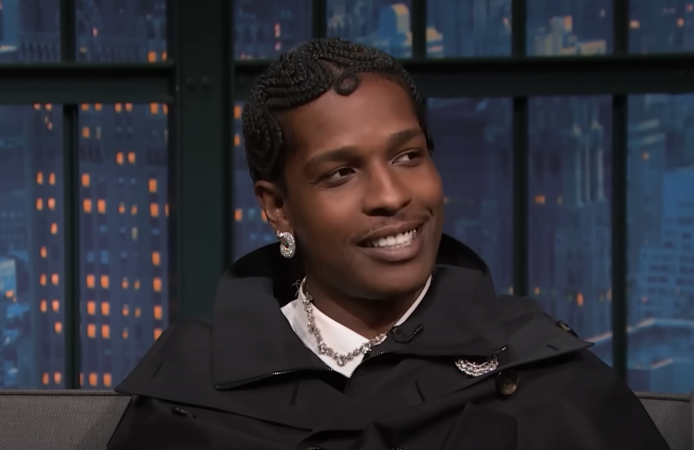 ASAP Rocky on a talk show