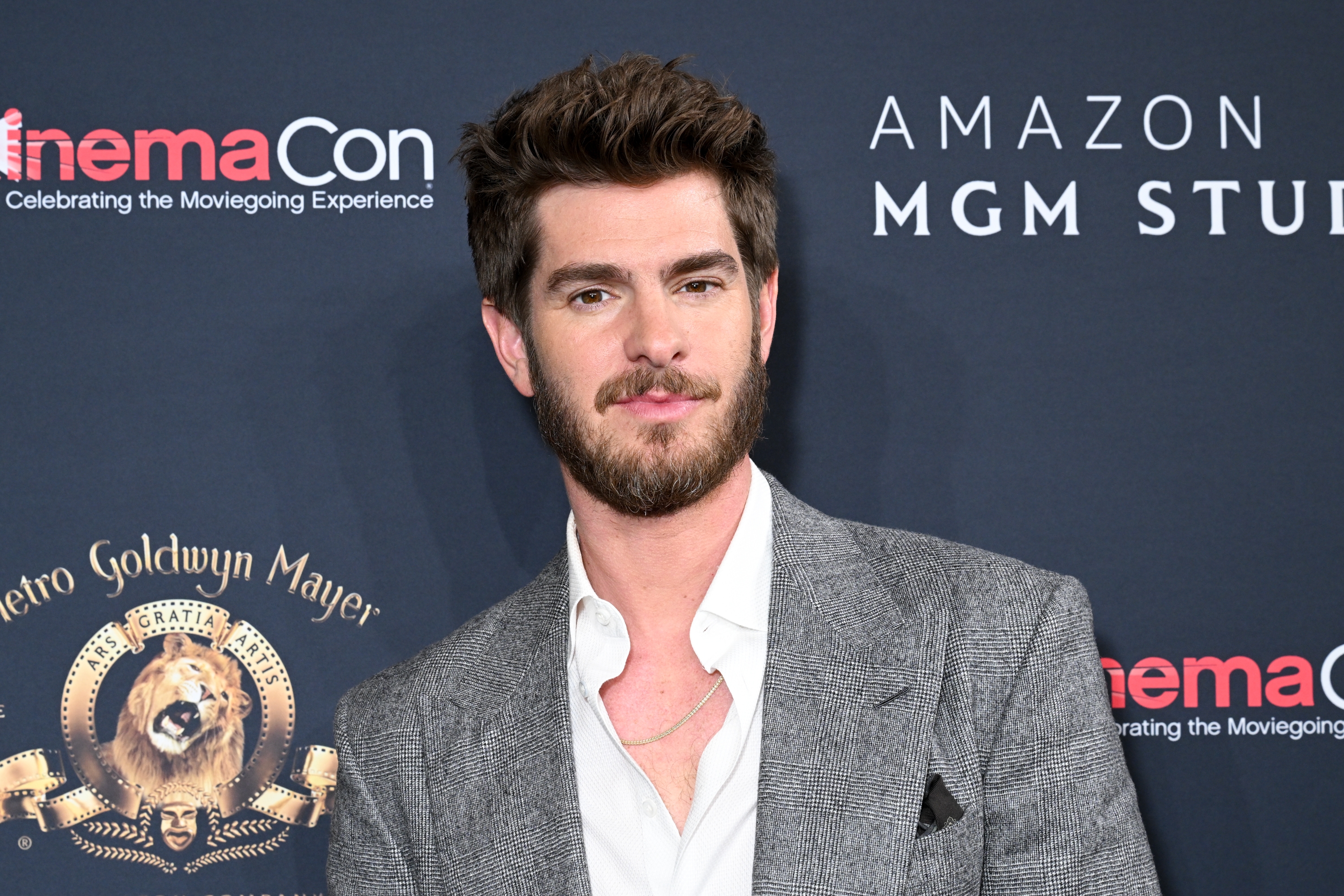 Andrew Garfield at the Amazon MGM Studios Presentation