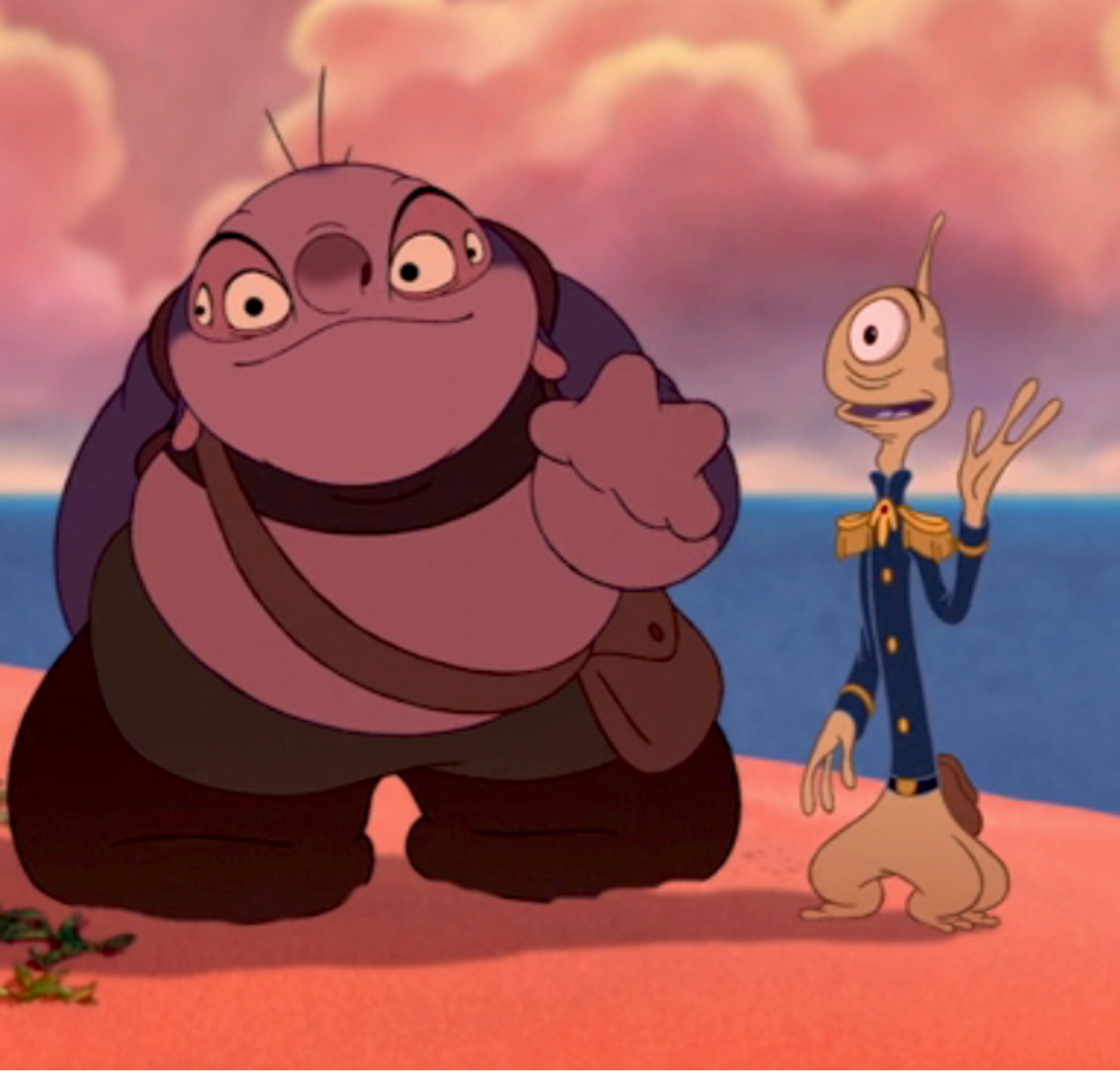 Animated alien character in a uniform holds rolled papers, appearing expressive