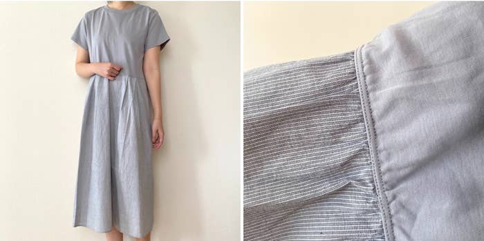 無印良品の「婦人 涼感 半袖ワンピース」