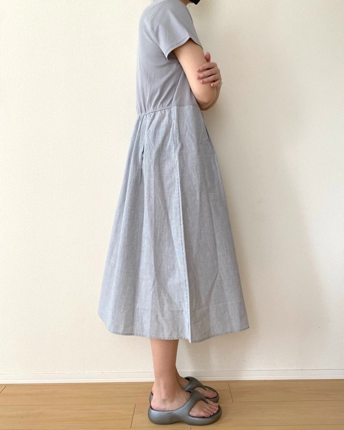 無印良品の「婦人 涼感 半袖ワンピース」