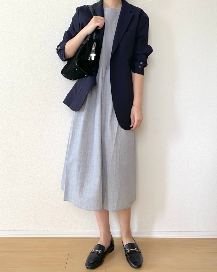 無印良品の「婦人 涼感 半袖ワンピース」