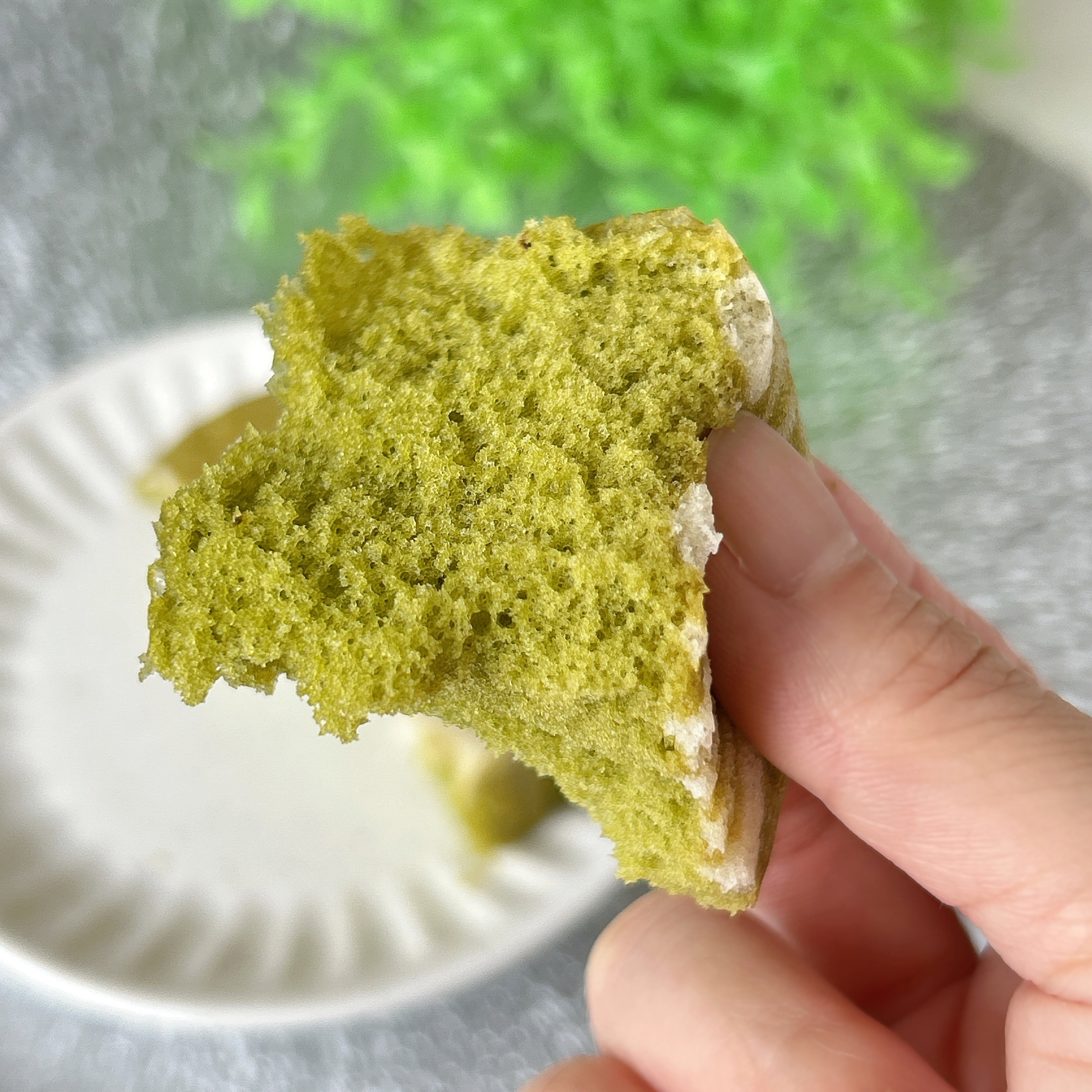 セブン-イレブンの「7P 抹茶ラテ蒸しケーキ 1個入」