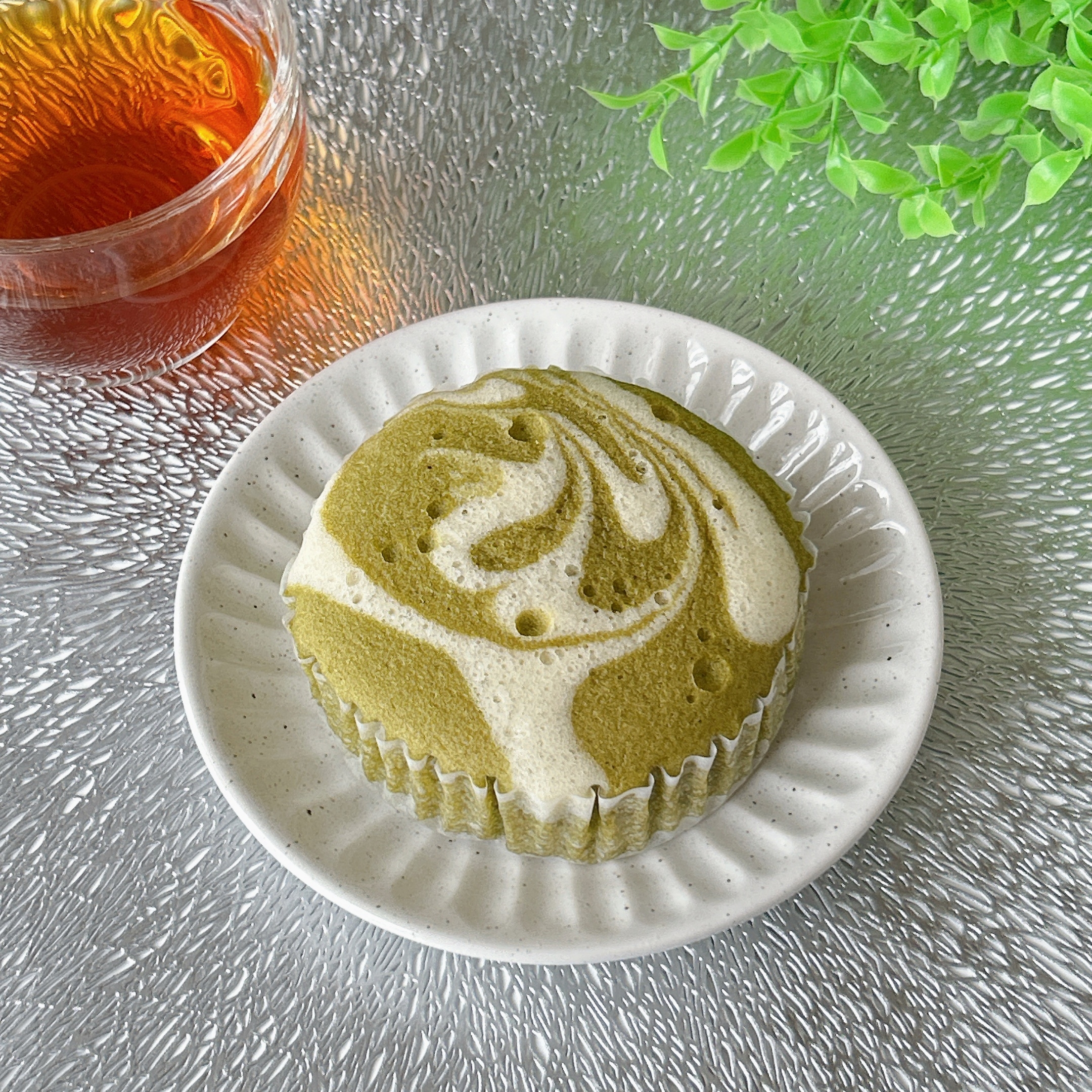 セブン-イレブンの「7P 抹茶ラテ蒸しケーキ 1個入」