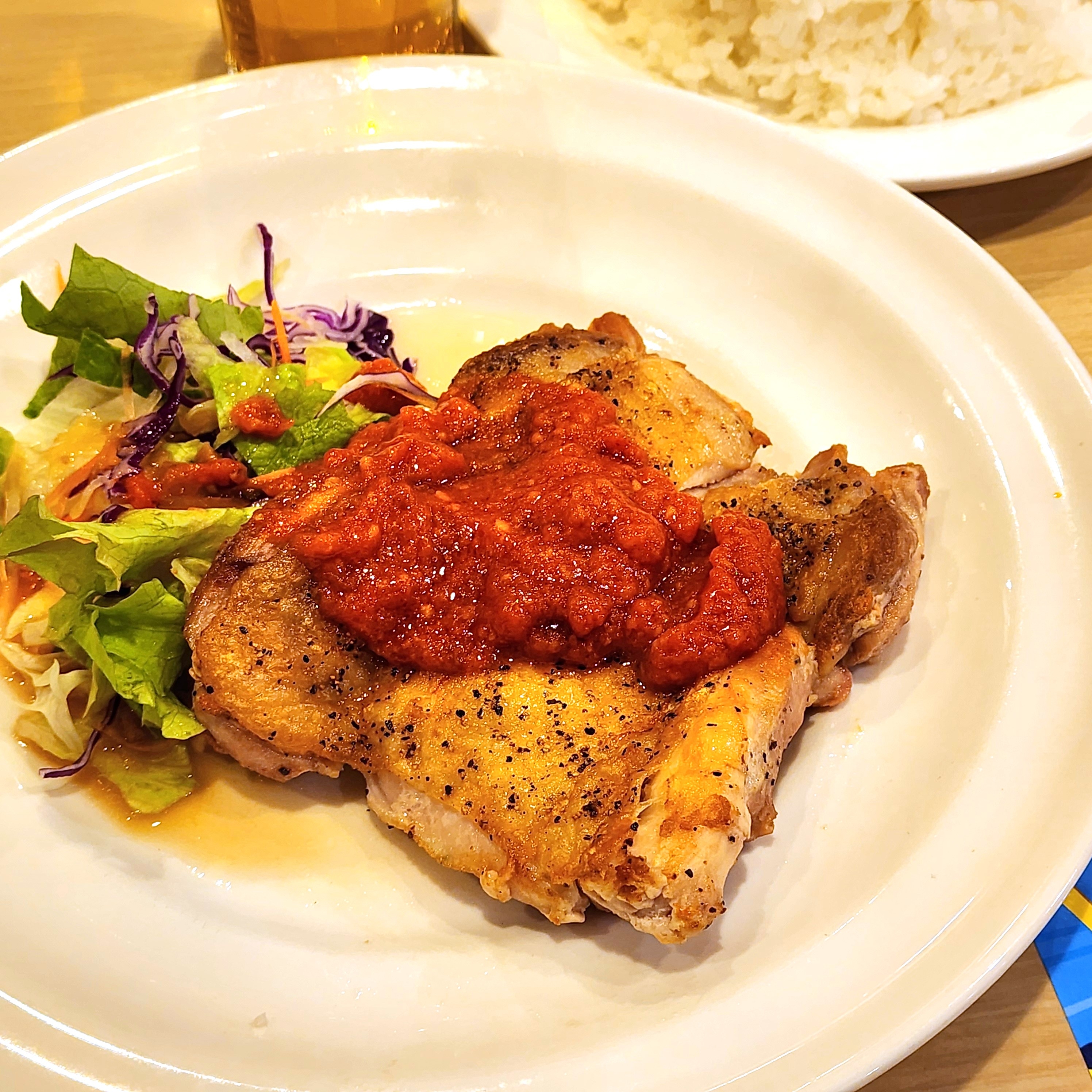 ガスト「ジューシー若鶏グリル ガーリックソース」