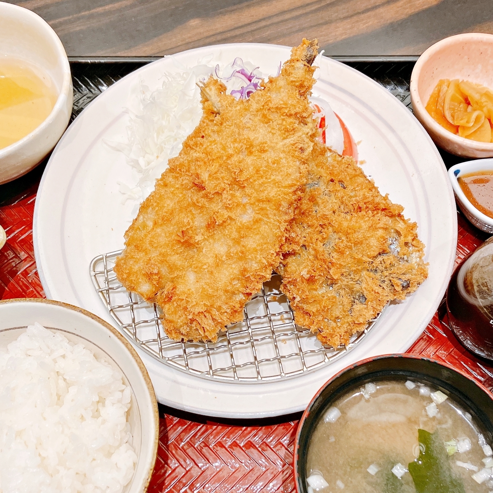 大戸屋「梅おろし出汁で食べる いわしフライ」