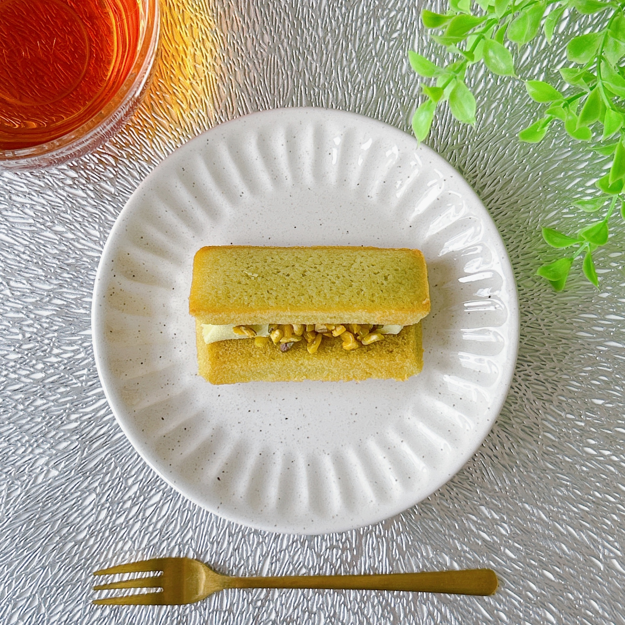 KALDI（カルディ）の「フィナンシェケーキ ピスタチオ 1p」