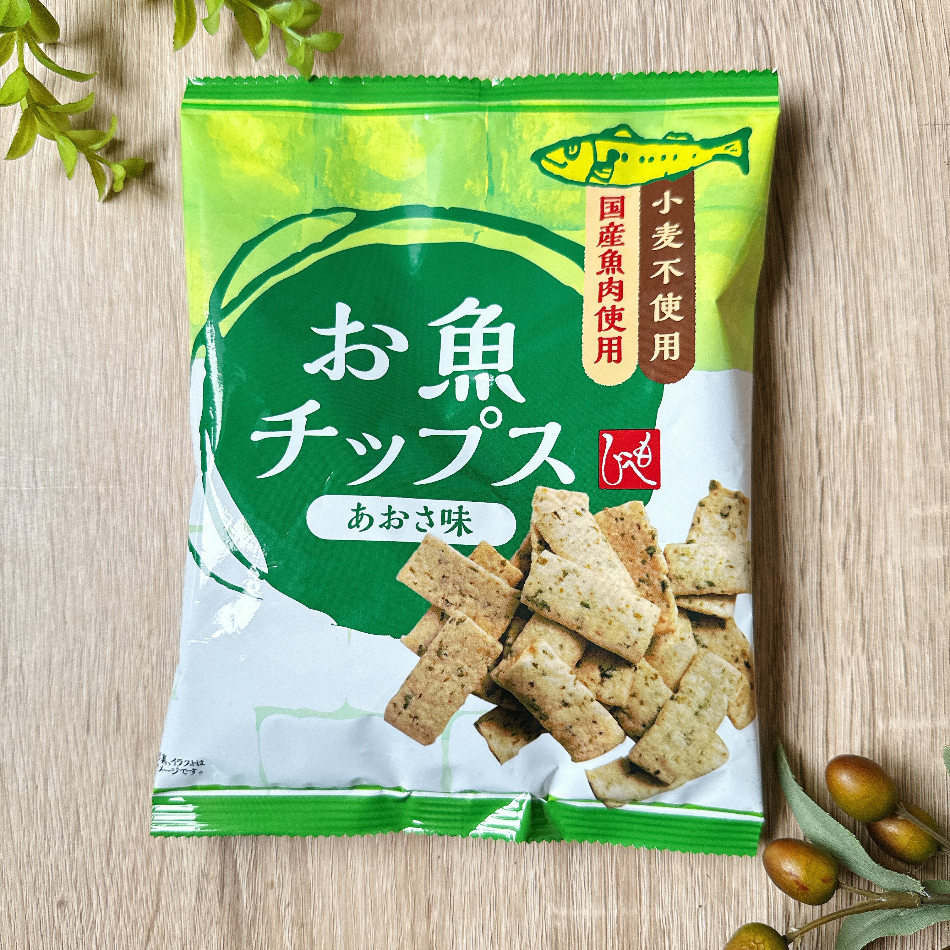 カルディ「お魚チップス あおさ味 40g」