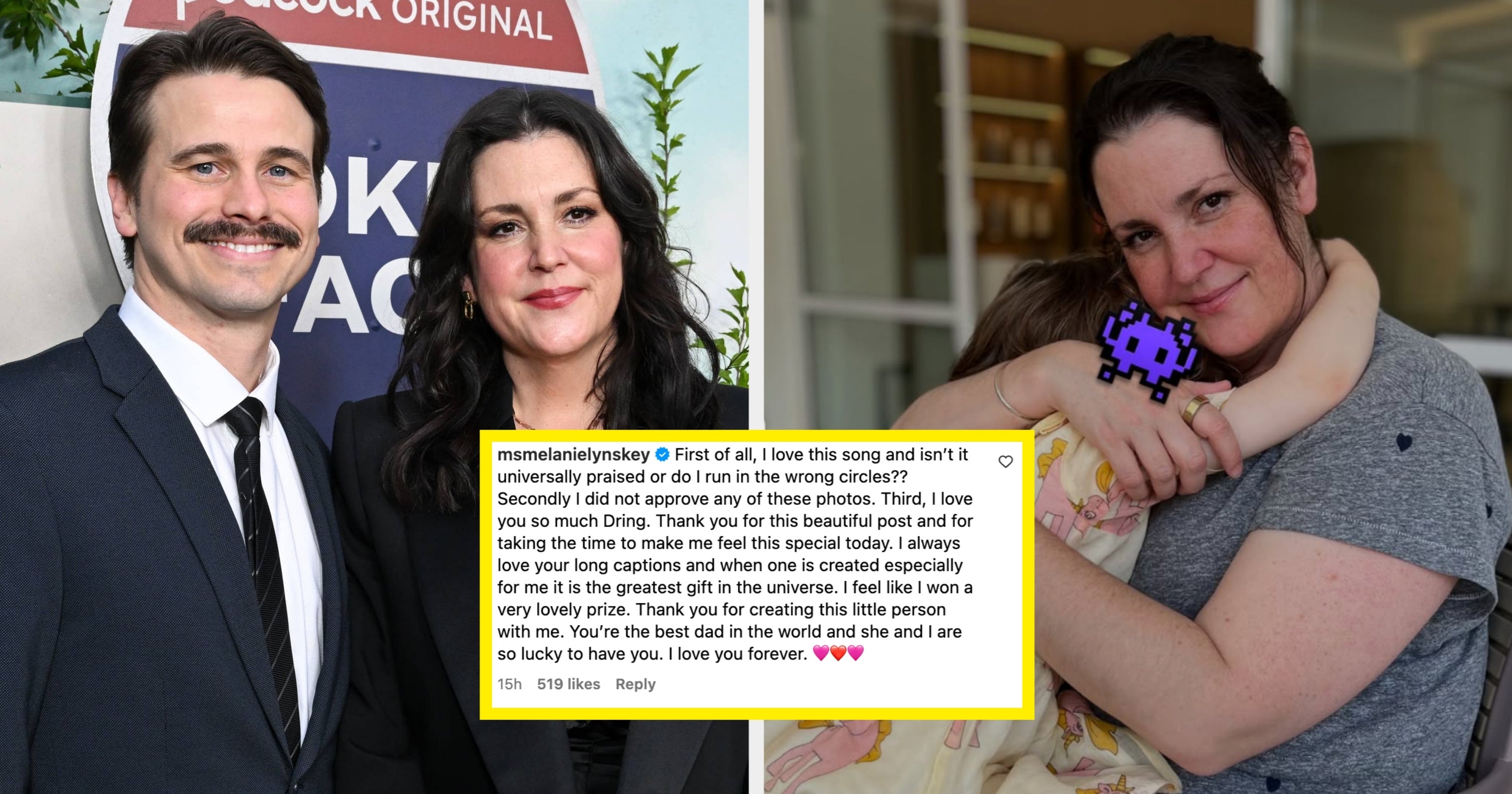 Jason Ritter Wrote The Most Beautiful Mother’s Day Tribute To Melanie Lynskey, And People Are Obsessed