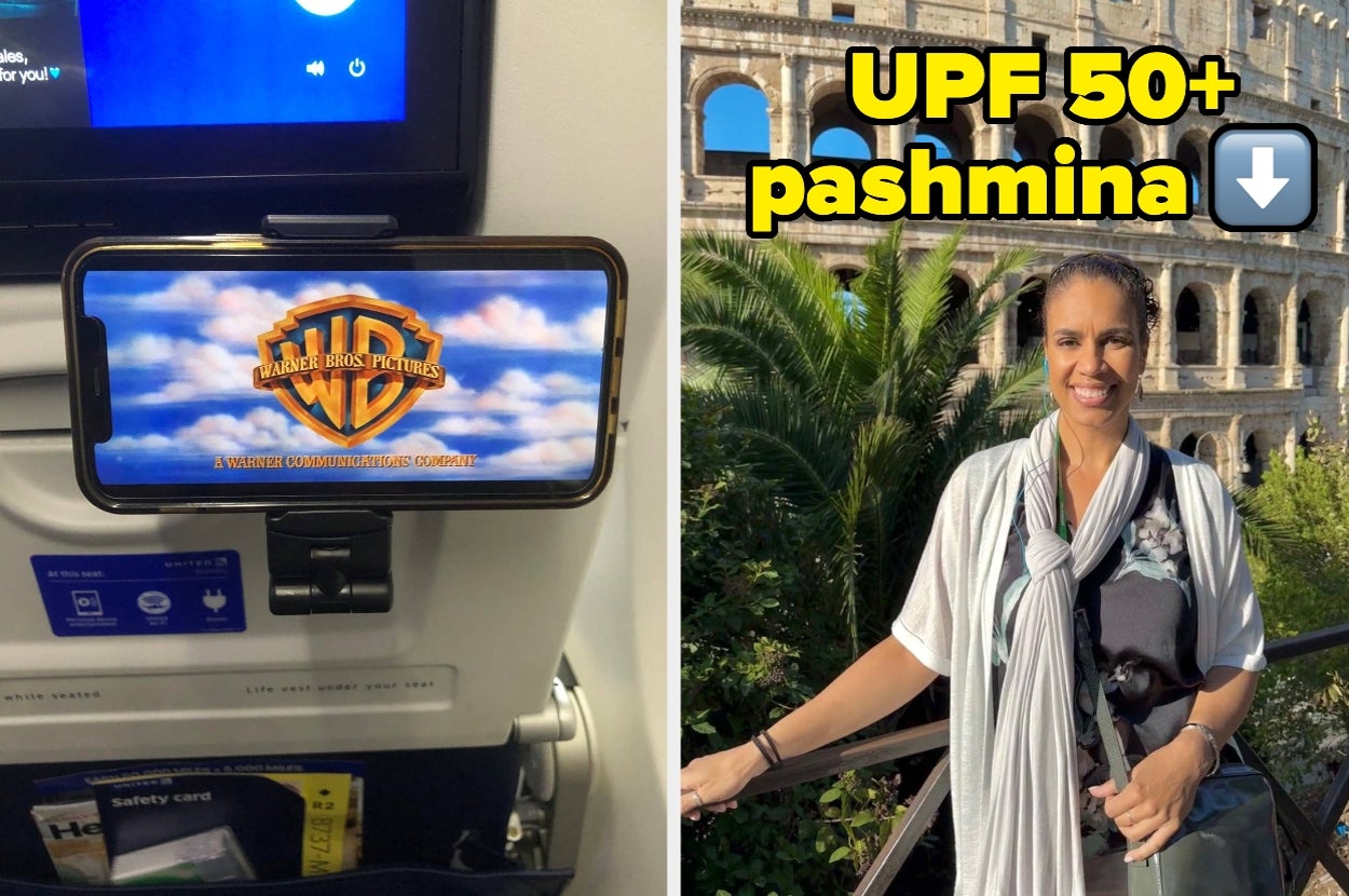 A UPF 50+ Pashmina Scarf And 25 Other Genius Products That Make Traveling *So* Much Easier