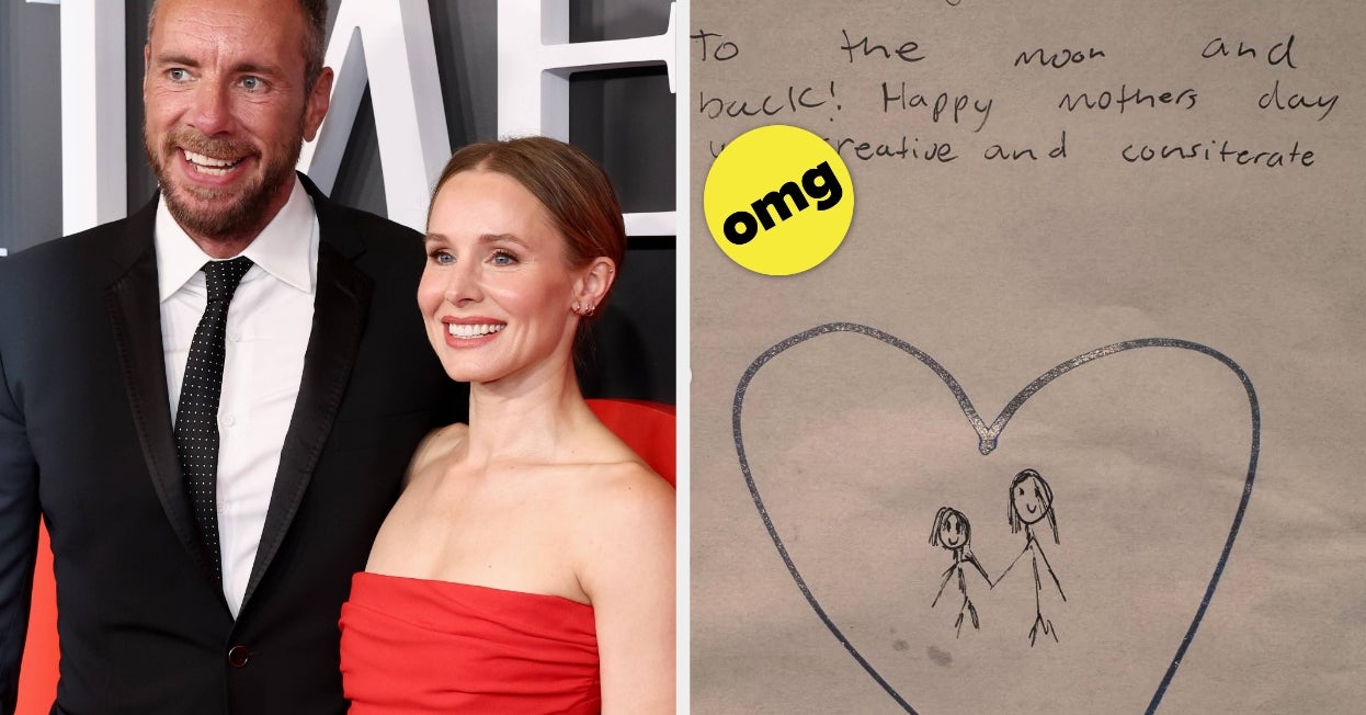 Kristen Bell's Kids Jokingly Called Her The B-Word In Their Mother’s Day Card, And People Are Divided