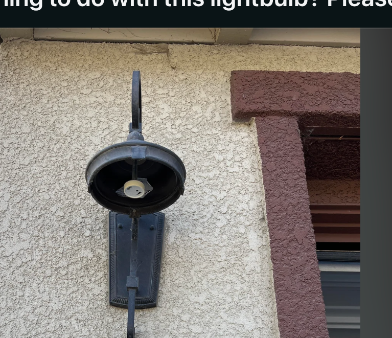 Reddit post about non-working driveway and house number lights, despite new bulbs and switch, seeking help
