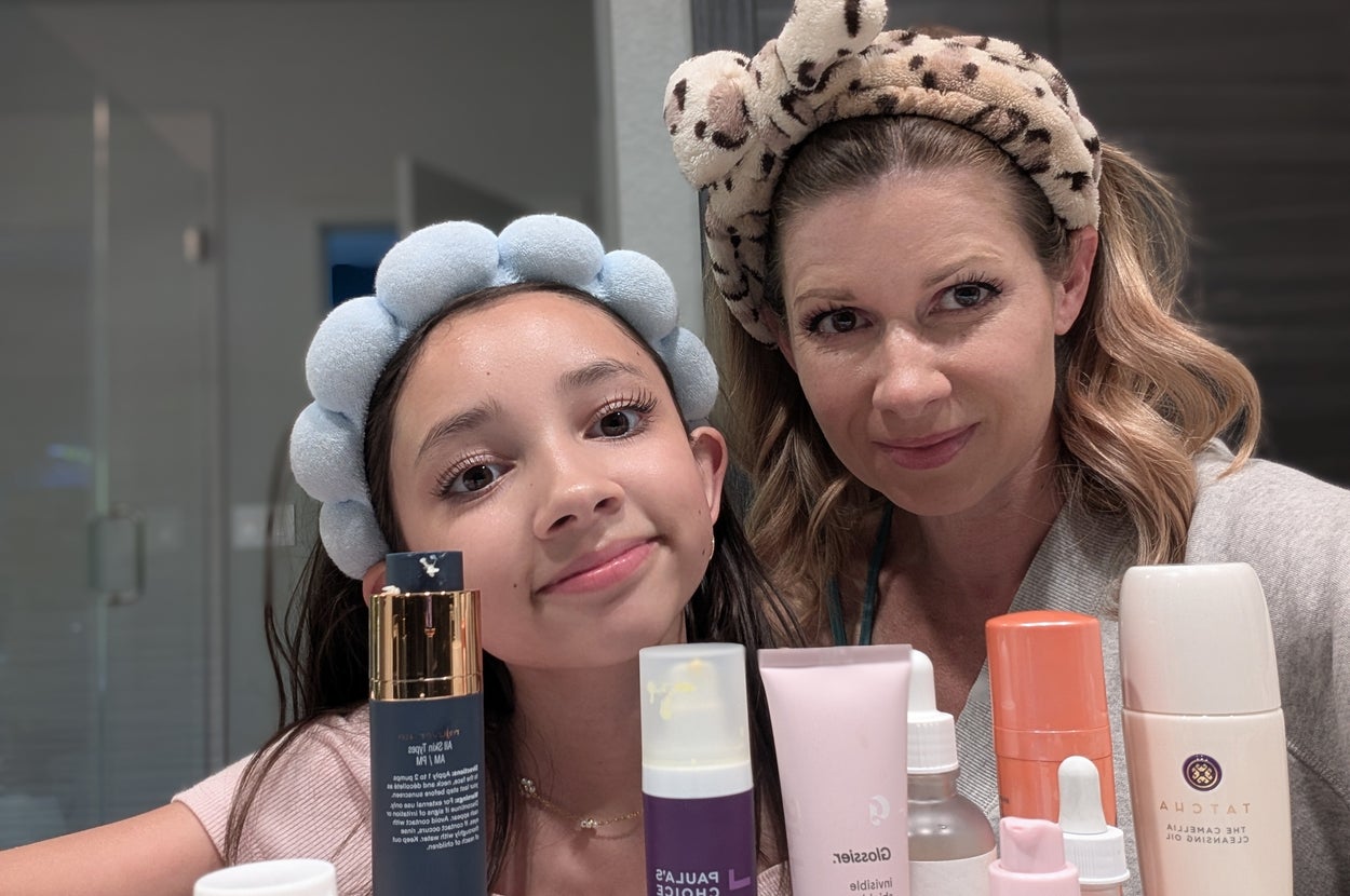 I've Spent Decades Perfecting My Skincare Routine — Then My 12-Year-Old Took Over And Snatched My Face (In A Good Way)