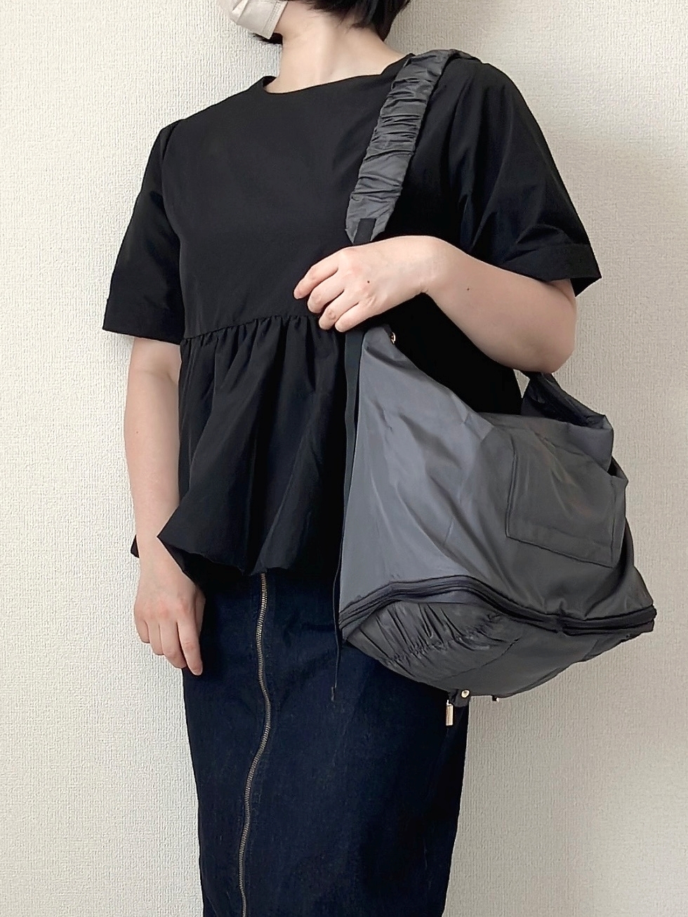 GLOBAL WORK(グローバルワーク)の「スッキャリパッカブルショルダーバッグ」