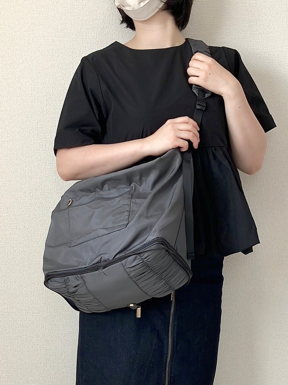 GLOBAL WORK(グローバルワーク)の「スッキャリパッカブルショルダーバッグ」