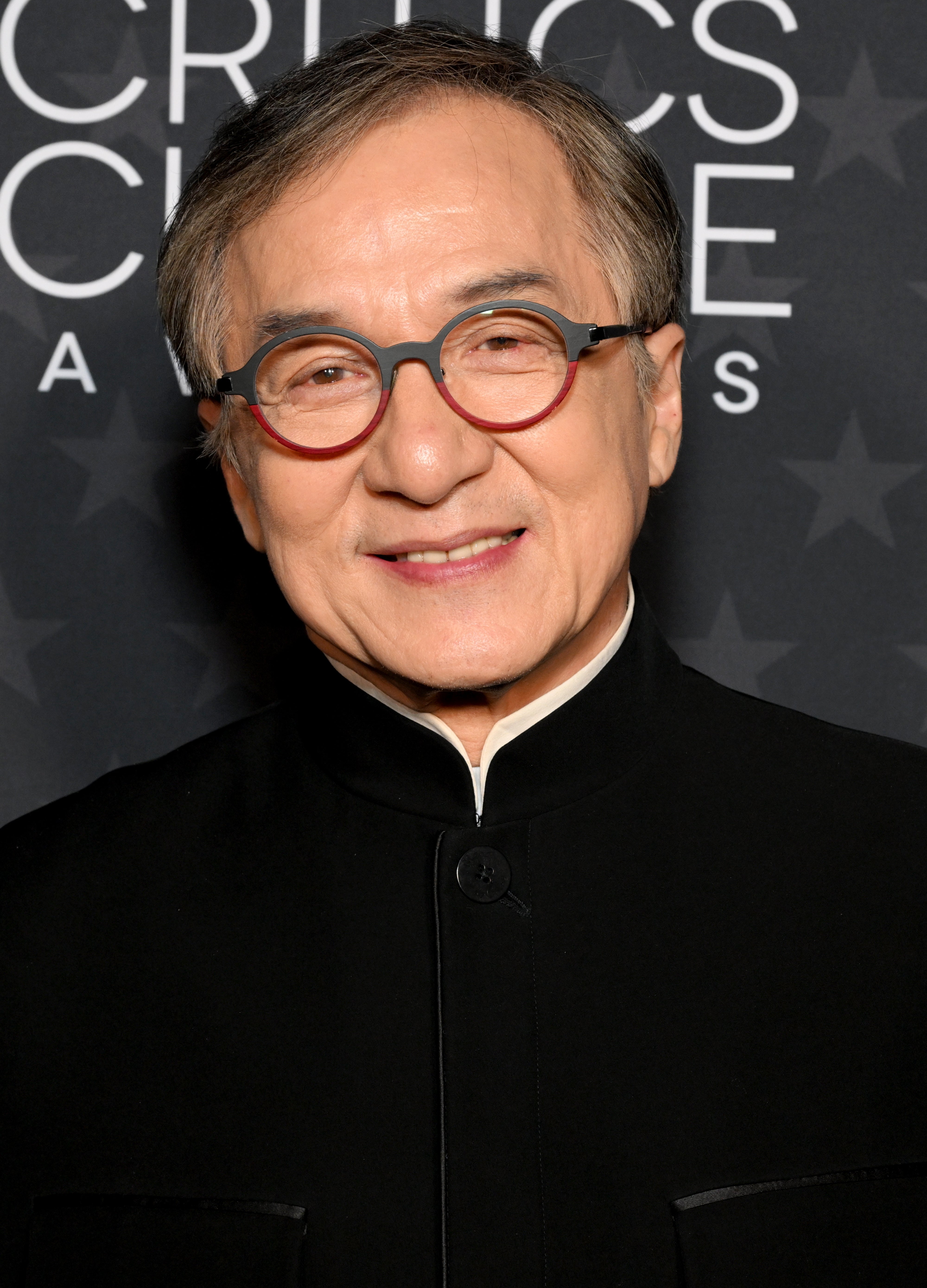 Jackie Chan on the red carpet.