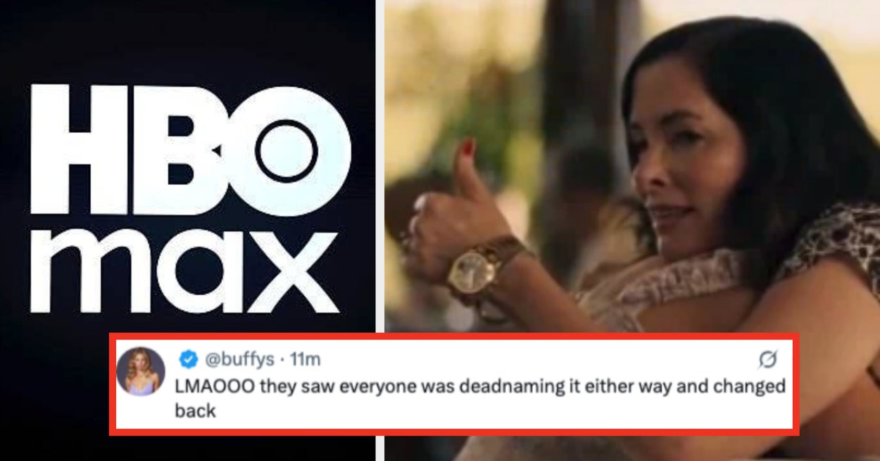People Are Roasting The Streamer Max For Changing Its Name Back To HBO Max
