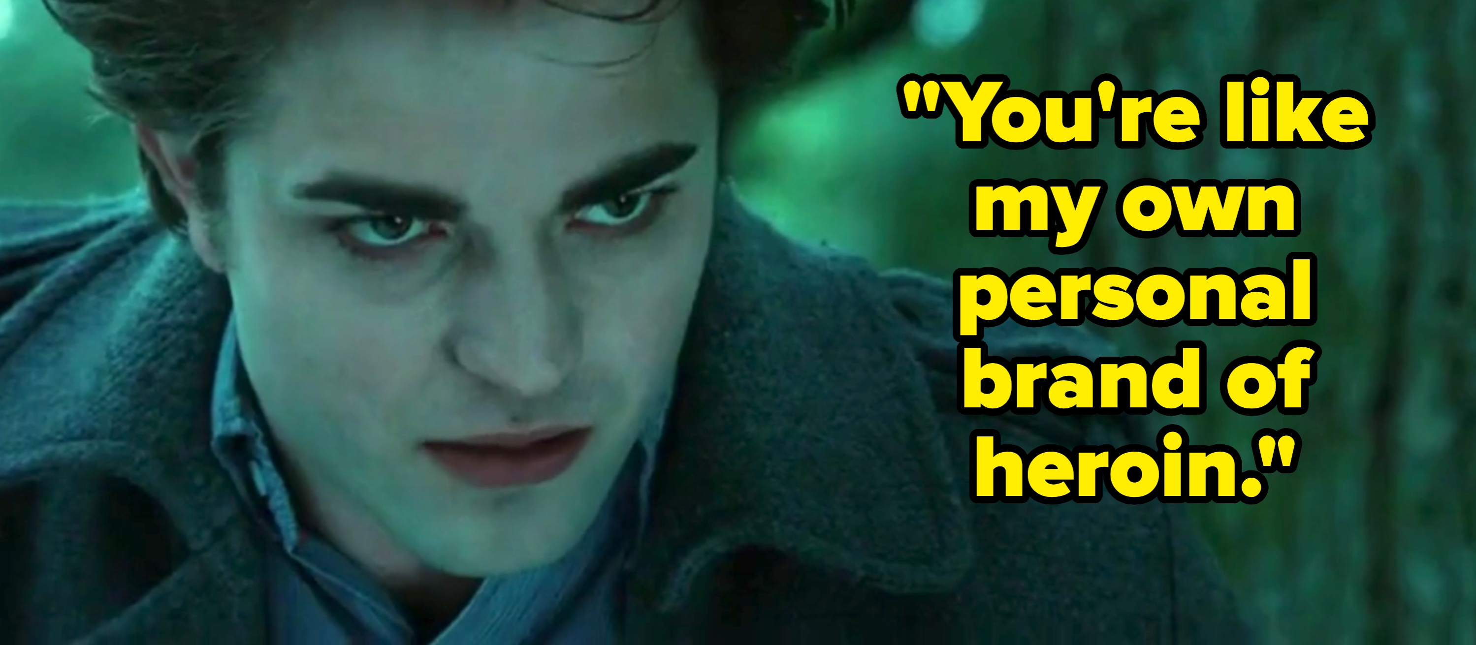 Person with intense expression in a cinematic scene, wearing a coat. Appears focused and dramatic, outdoors near a tree