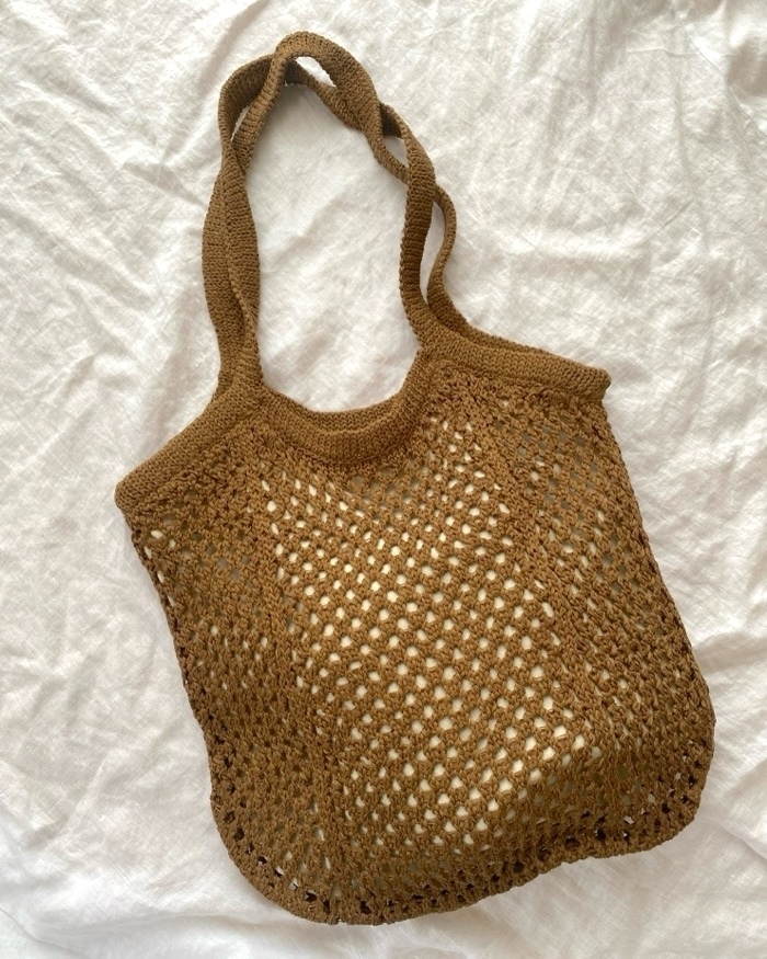 GU(ジーユー)の「メッシュニットバッグ」