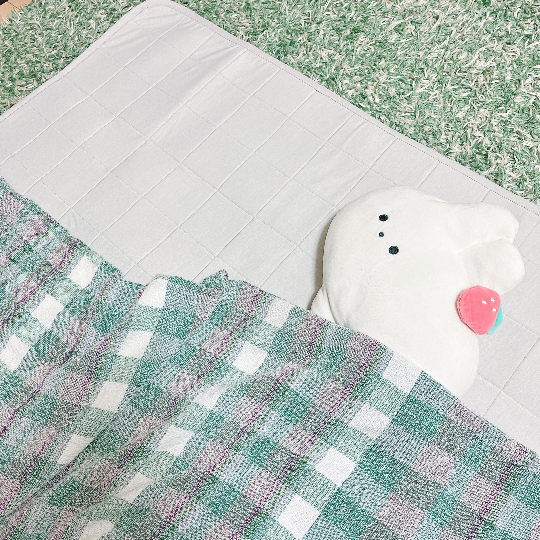 無印良品の「滑り止め付 ひんやり コンパクト敷パッド/S」