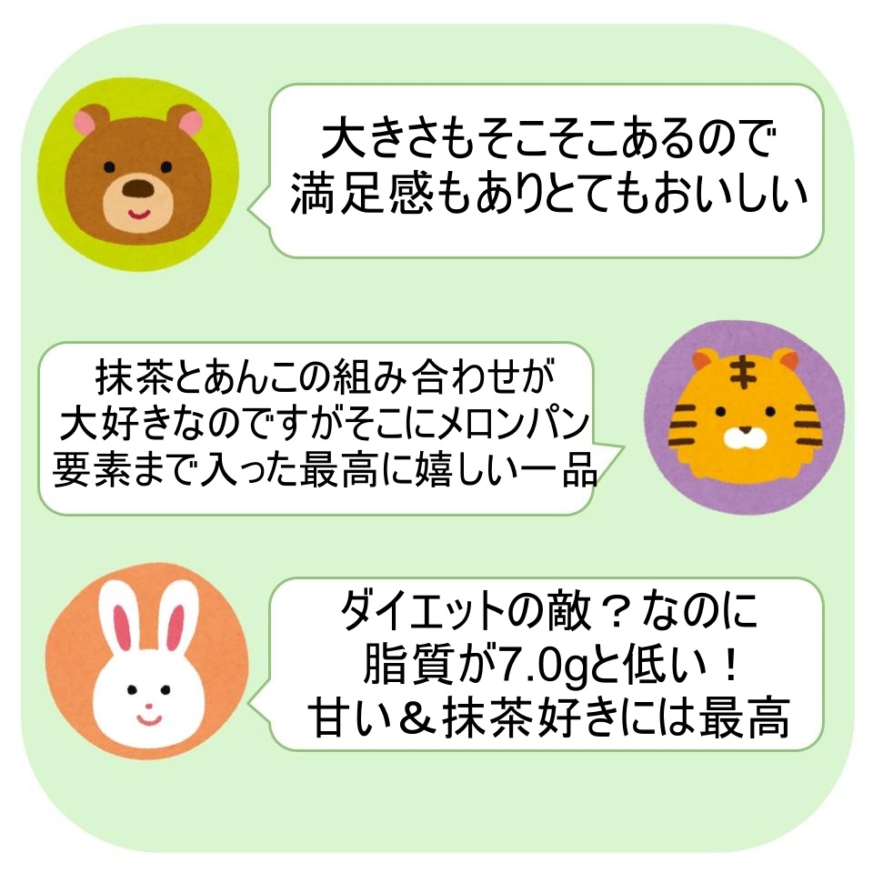 LAWSON(ローソン)の「森半 お抹茶&あんこメロンパン」