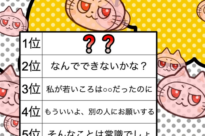 【ランキング】新社会人のやる気を奪う先輩のセリフ