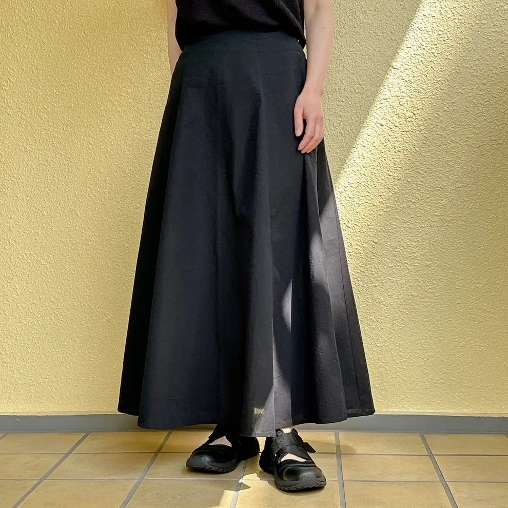 無印良品の「婦人 涼感フレアスカート」