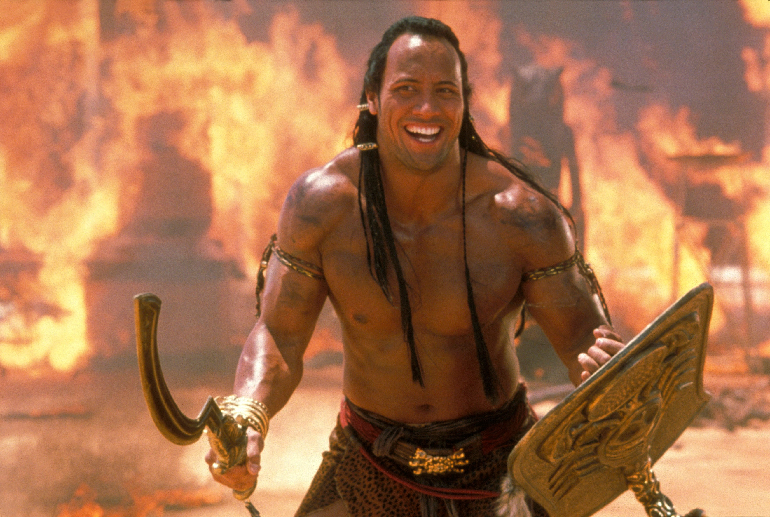 Dwayne Johnson in "The Mummy Returns."