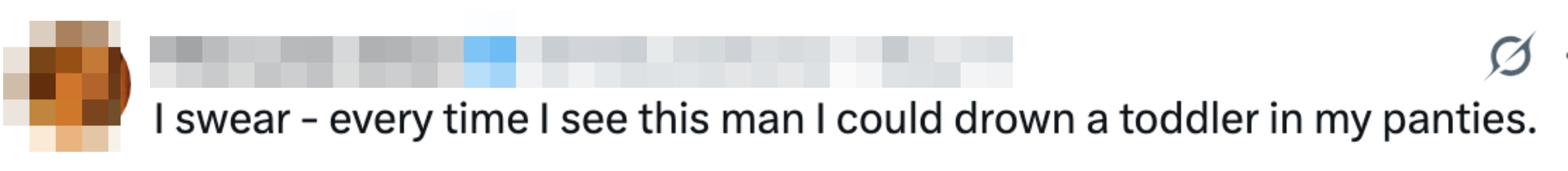 Tweet by The Lone Actor expressing intense admiration for someone