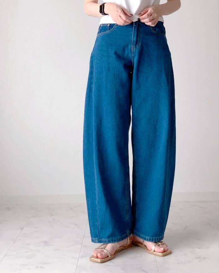 しまむらの「HDK*デニムコクーンPT」