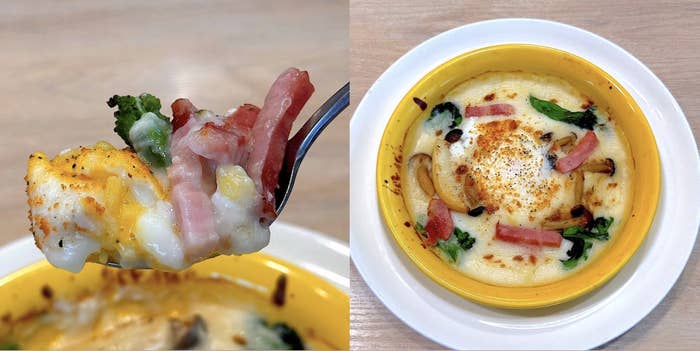 ガストの「春のカルボナーラドリア」