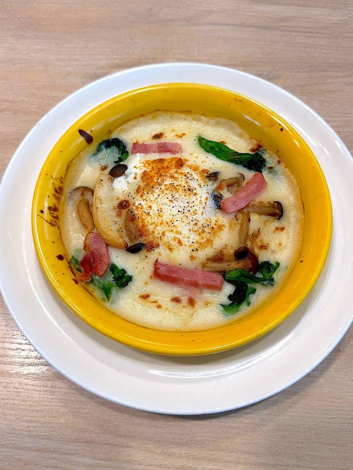 ガストの「春のカルボナーラドリア」