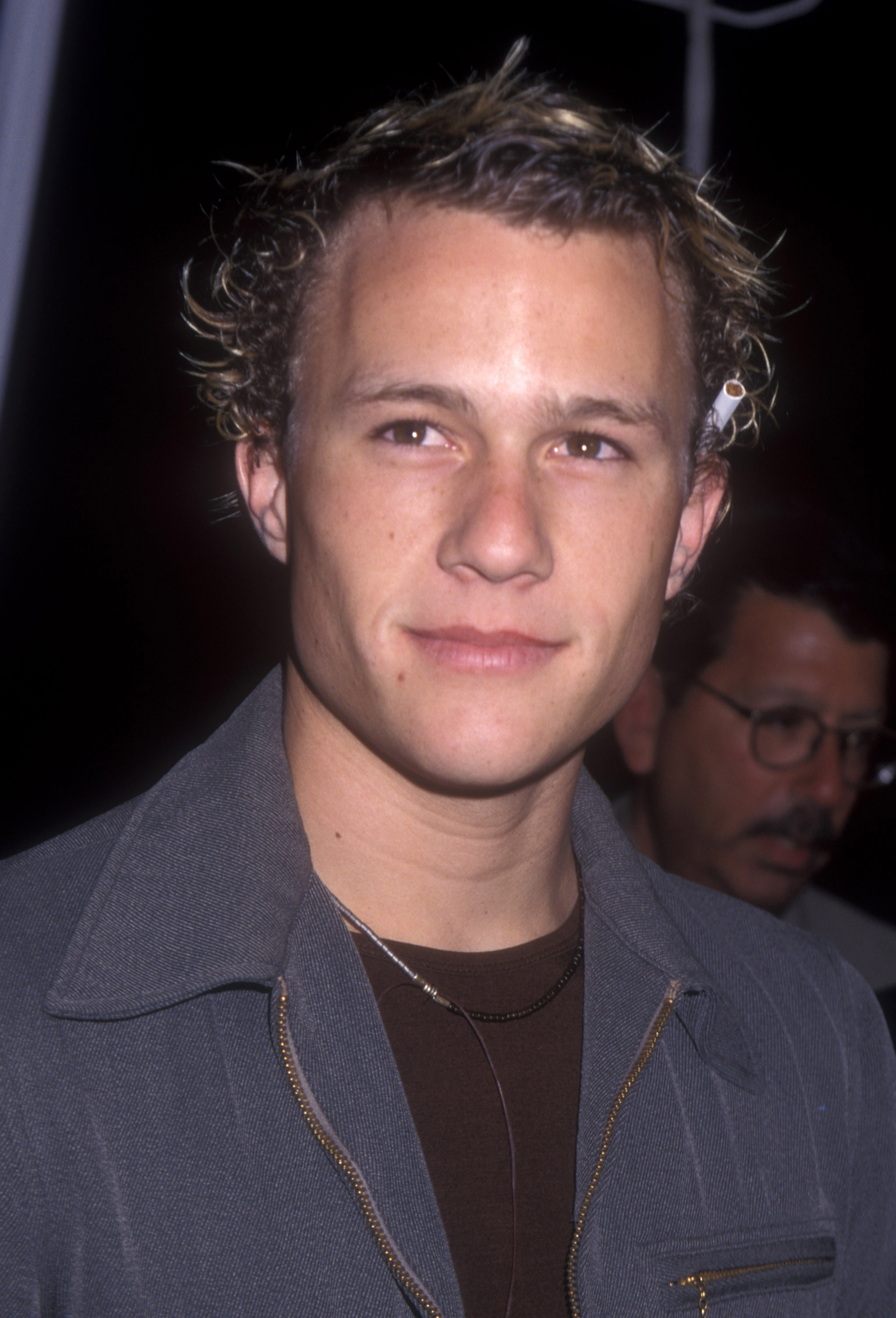 Heath Ledger at an event