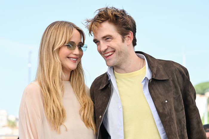 Jennifer Lawrence and Robert Pattinson astatine  Cannes Film Festival