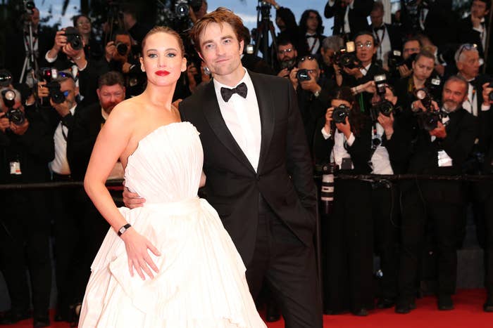 Jennifer Lawrence and Robert Pattinson astatine  Cannes Film Festival