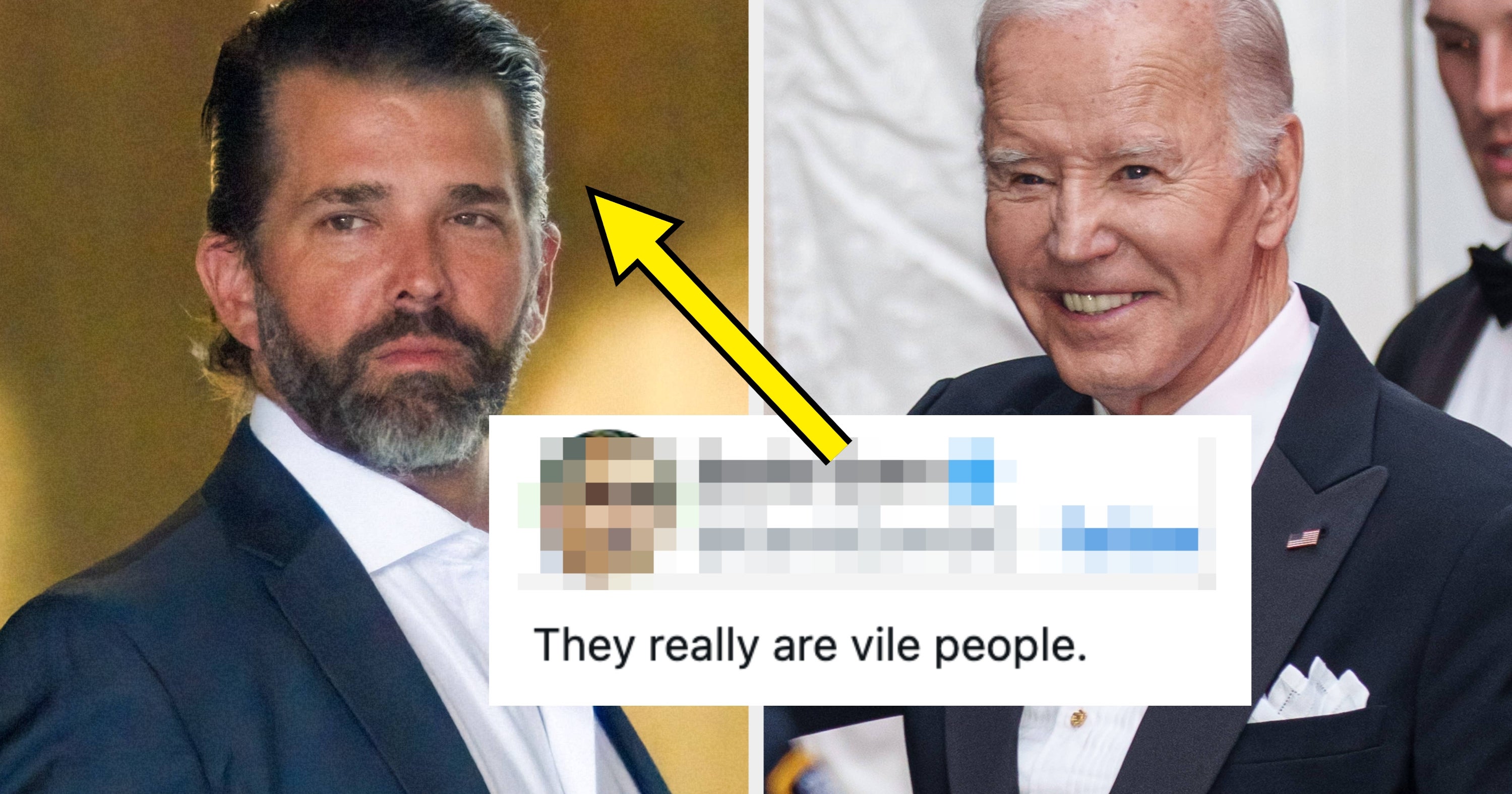 Donald Trump Jr. Is Being Called "Disgusting" And "Vile" For His Post About Joe Biden's Cancer Diagnosis