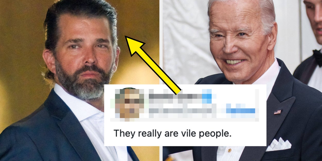 Donald Trump Jr. Is Being Called "Disgusting" And "Vile" For His Post About Joe Biden's Cancer Diagnosis