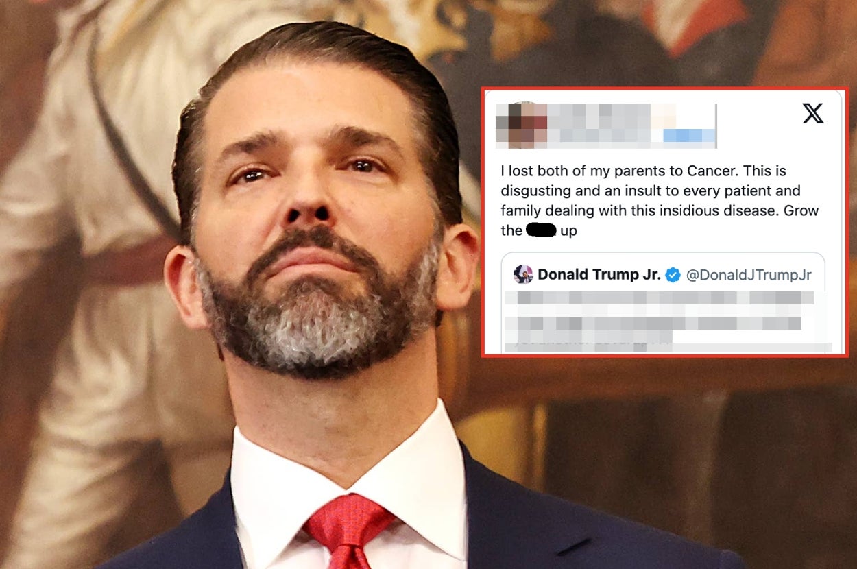 People Can't Believe This "Disgusting" Donald Trump Jr. Post About Joe Biden's Cancer Diagnosis Is Real