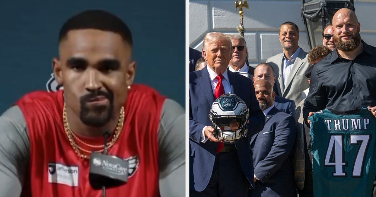 Fans Applaud Jalen Hurts For His Viral — Yet, Candid — Take On Skipping Trump's White House Visit