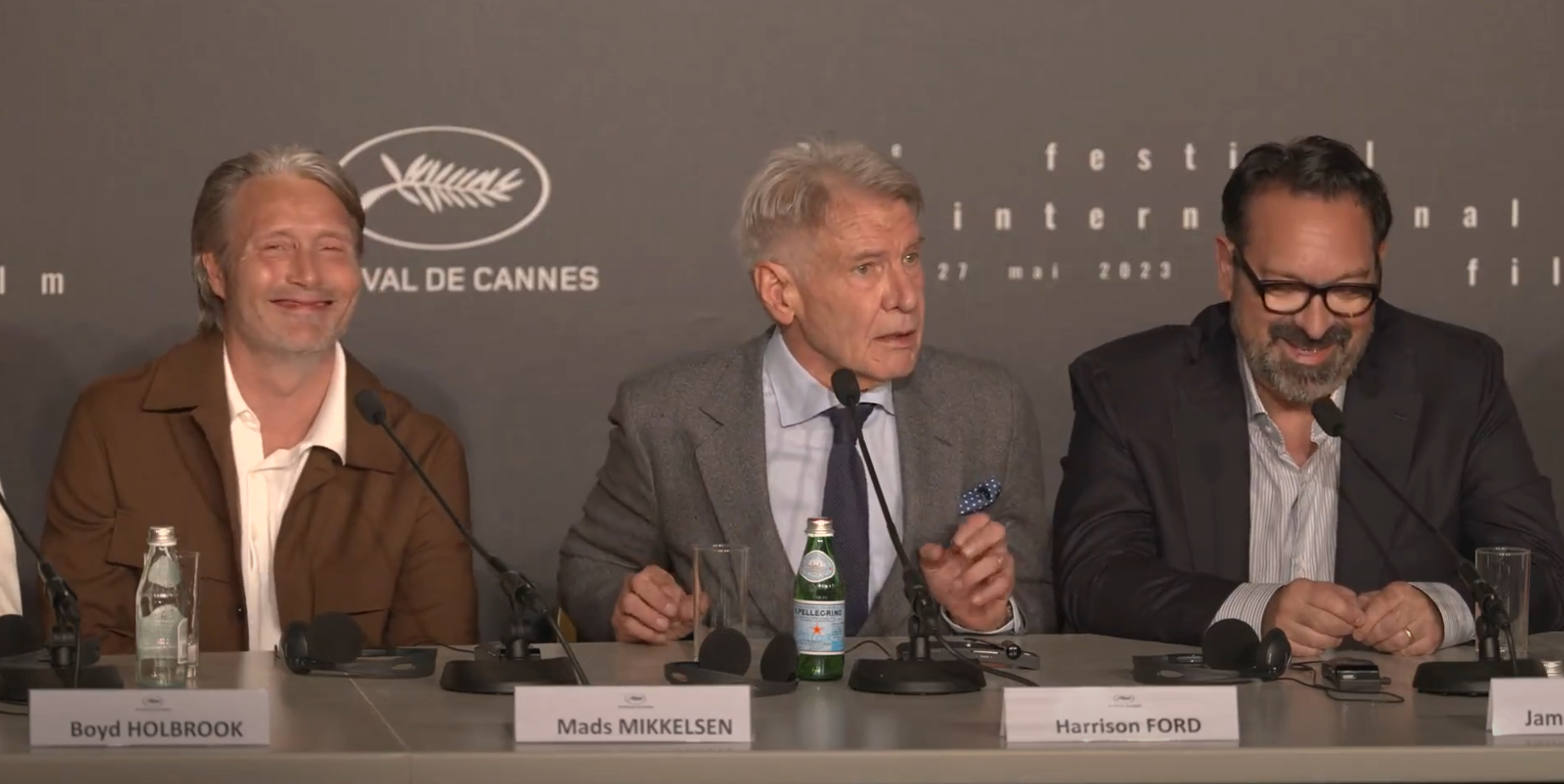 Harrison Ford during a press conference