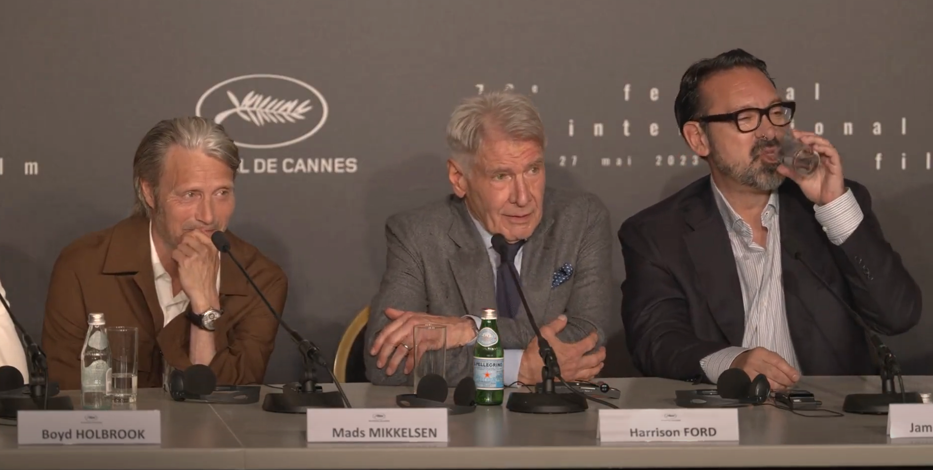 Harrison Ford during a press conference