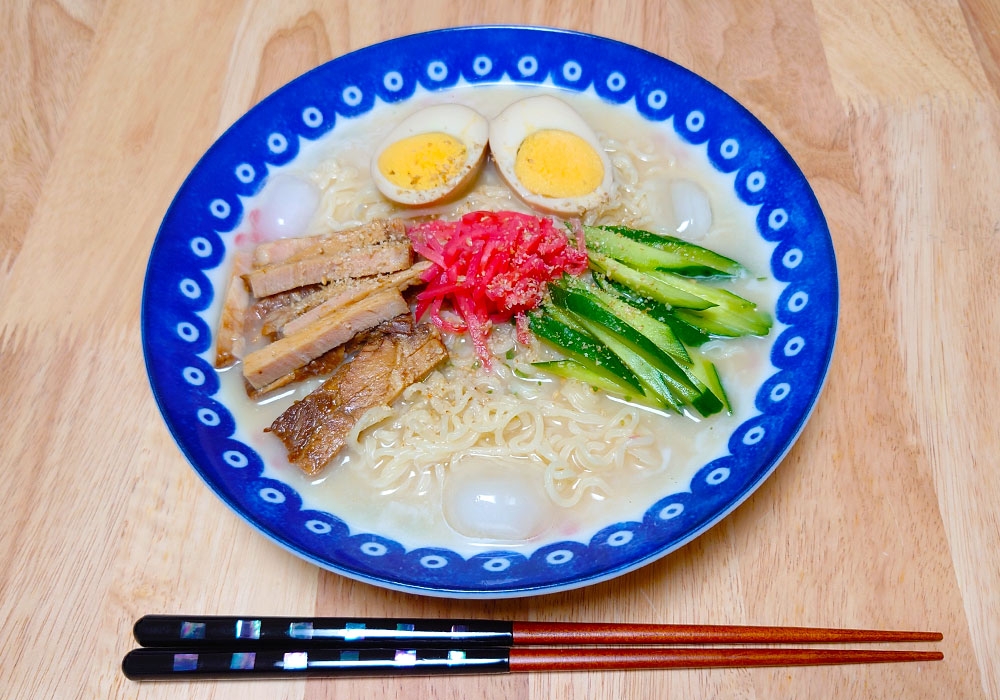 涼やかな見た目の「冷やしてうまかっちゃん」（Munenori Umeki / BuzzFeed Japan）