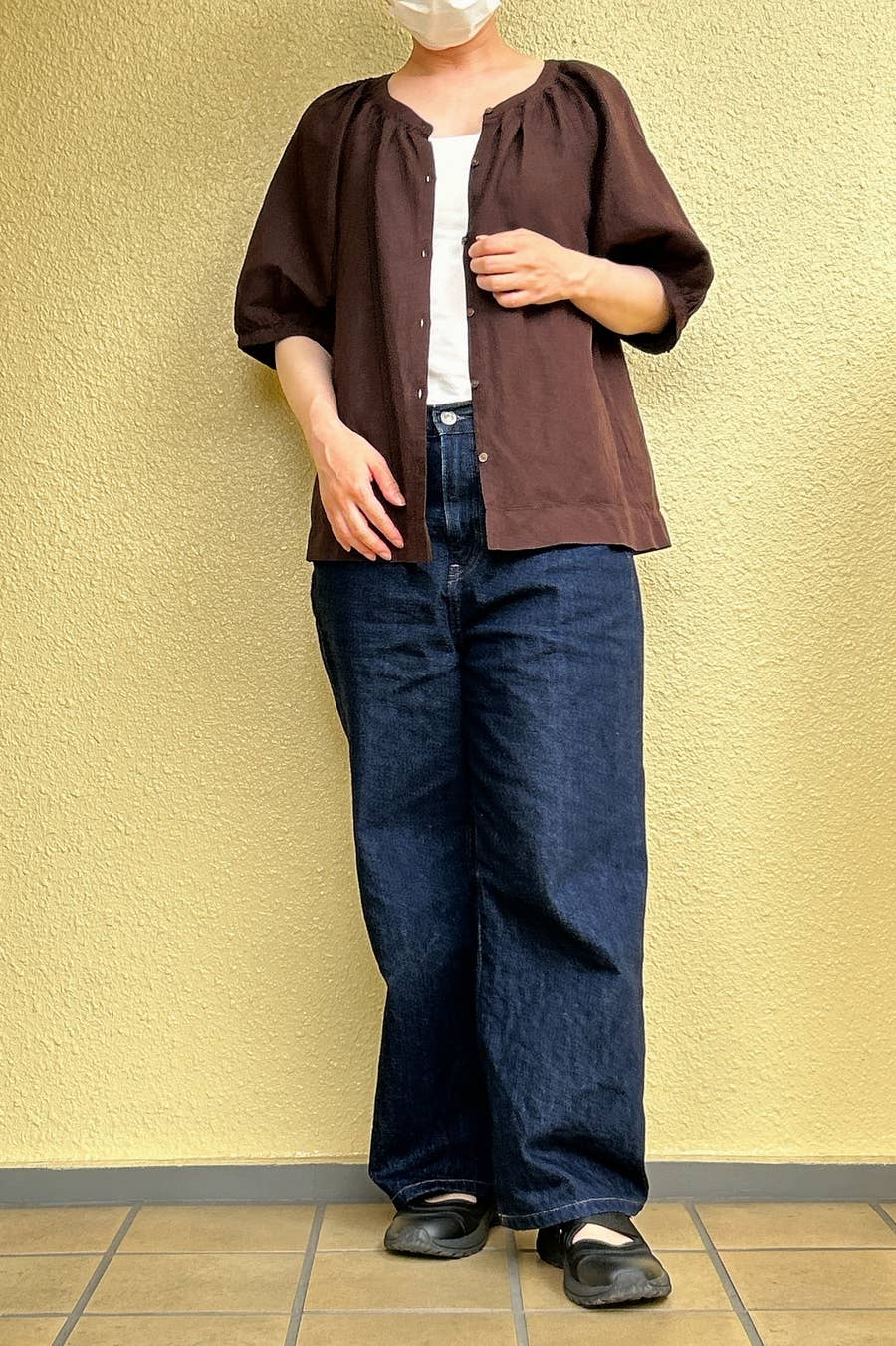 ユニクロ】「初めてこんなに似合うブラウスに出会えました」2990円 