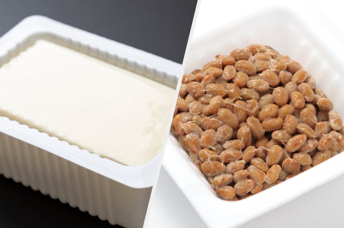 豆腐と納豆のイメージ画像