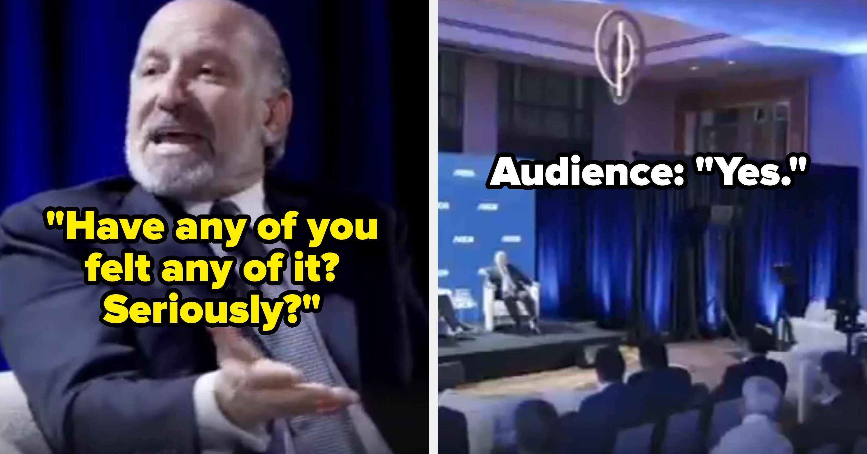 This Live Audience's Reaction To A Trump Official Claiming People Have Felt "No Pain" From Tariffs Is Going Viral