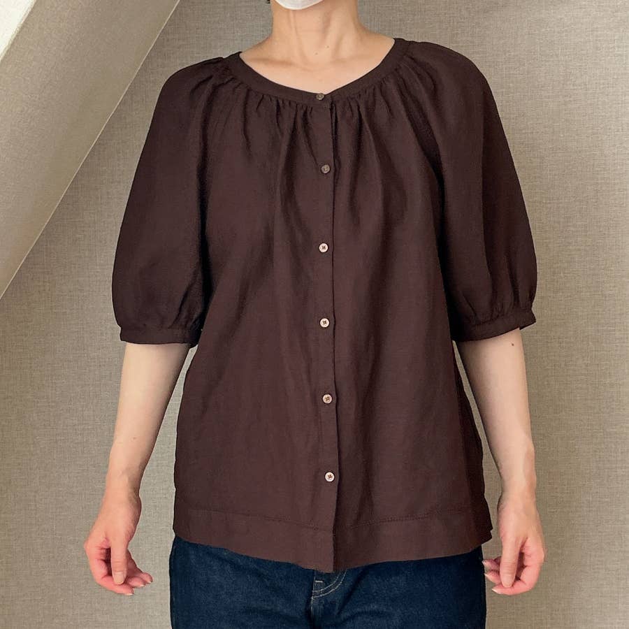 ユニクロ】「初めてこんなに似合うブラウスに出会えました」2990円 