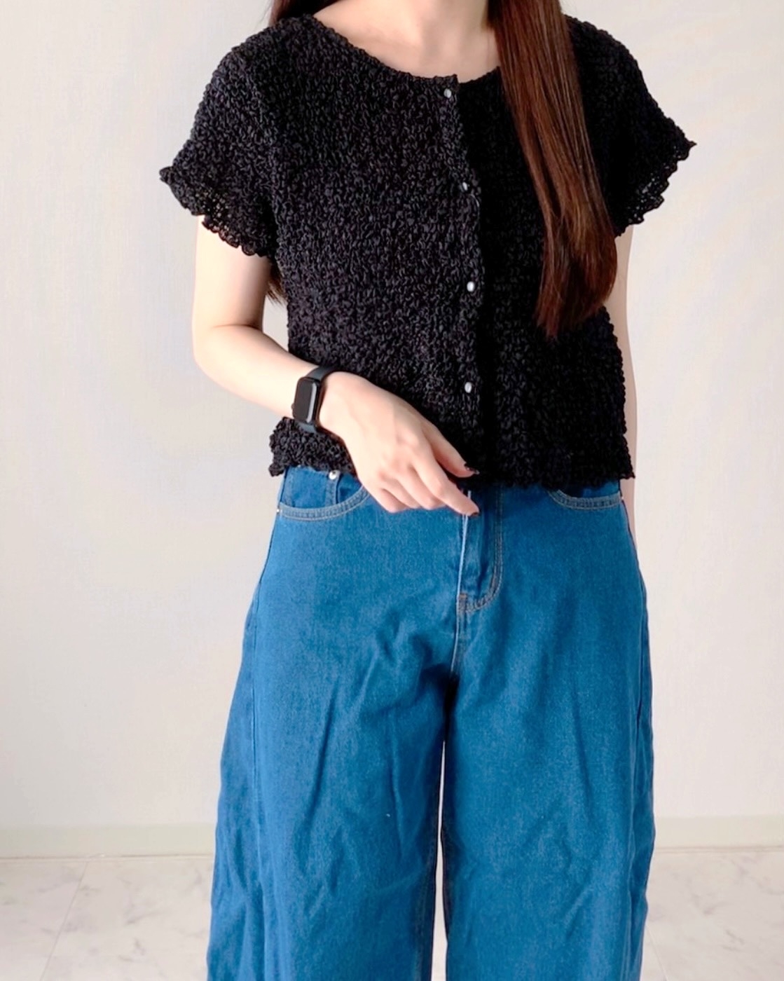 花*子様 ストラ　カラシ色　トップス sanpo kuschel トップス レディース ファッション ナチュラル