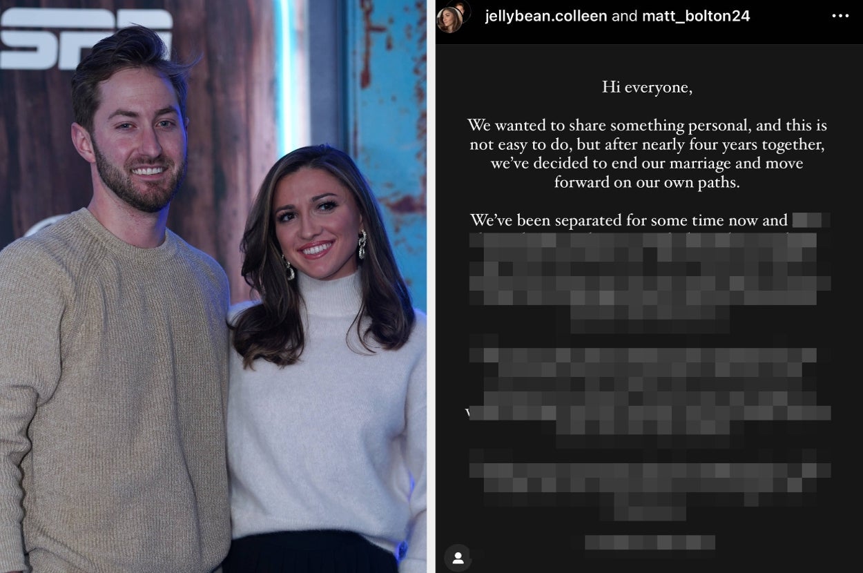 After Speculation, Matt And Colleen From "Love Is Blind" Confirmed They've Been "Separated For Some Time" And Now, They're Getting A Divorce