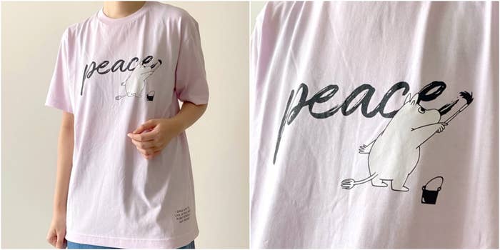 UNIQLO(ユニクロ)のおすすめトップス「PEACE FOR ALL グラフィックTシャツ(半袖・レギュラーフィット)ムーミン」